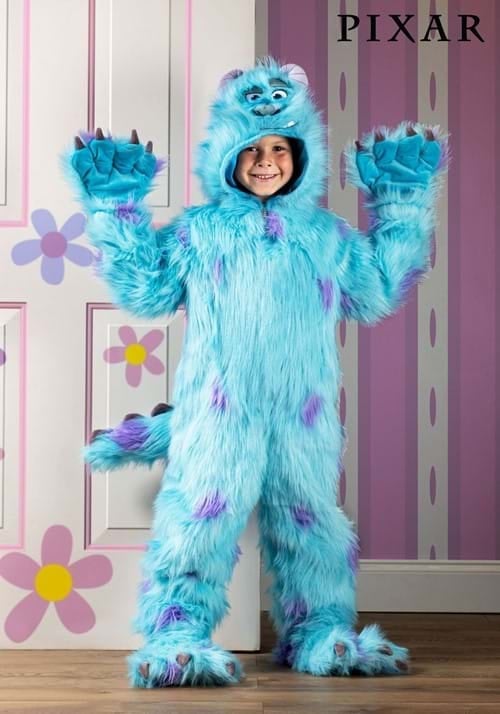 Disney Monsters Inc Sully Costume Size small (7-8)