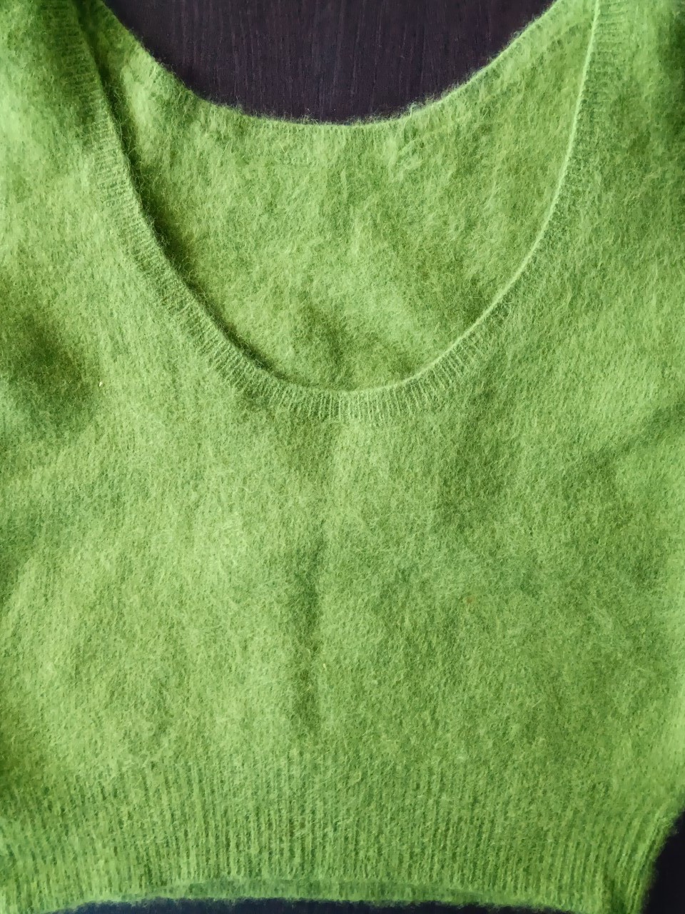 RINZI Vintage Silk Angora Rabbit Hair Sleeveles Sweater