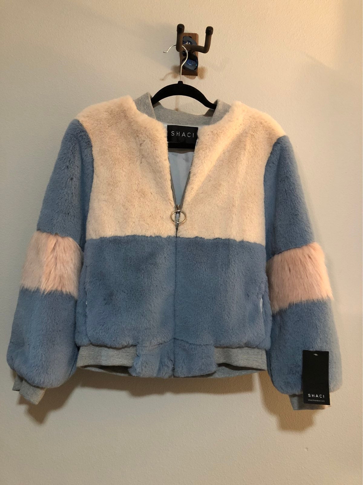 Faux Fur Bomber Jacket