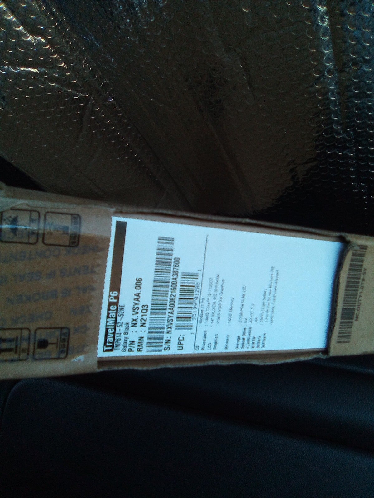 Acer TravelMate P6 TMP614-52-52NE