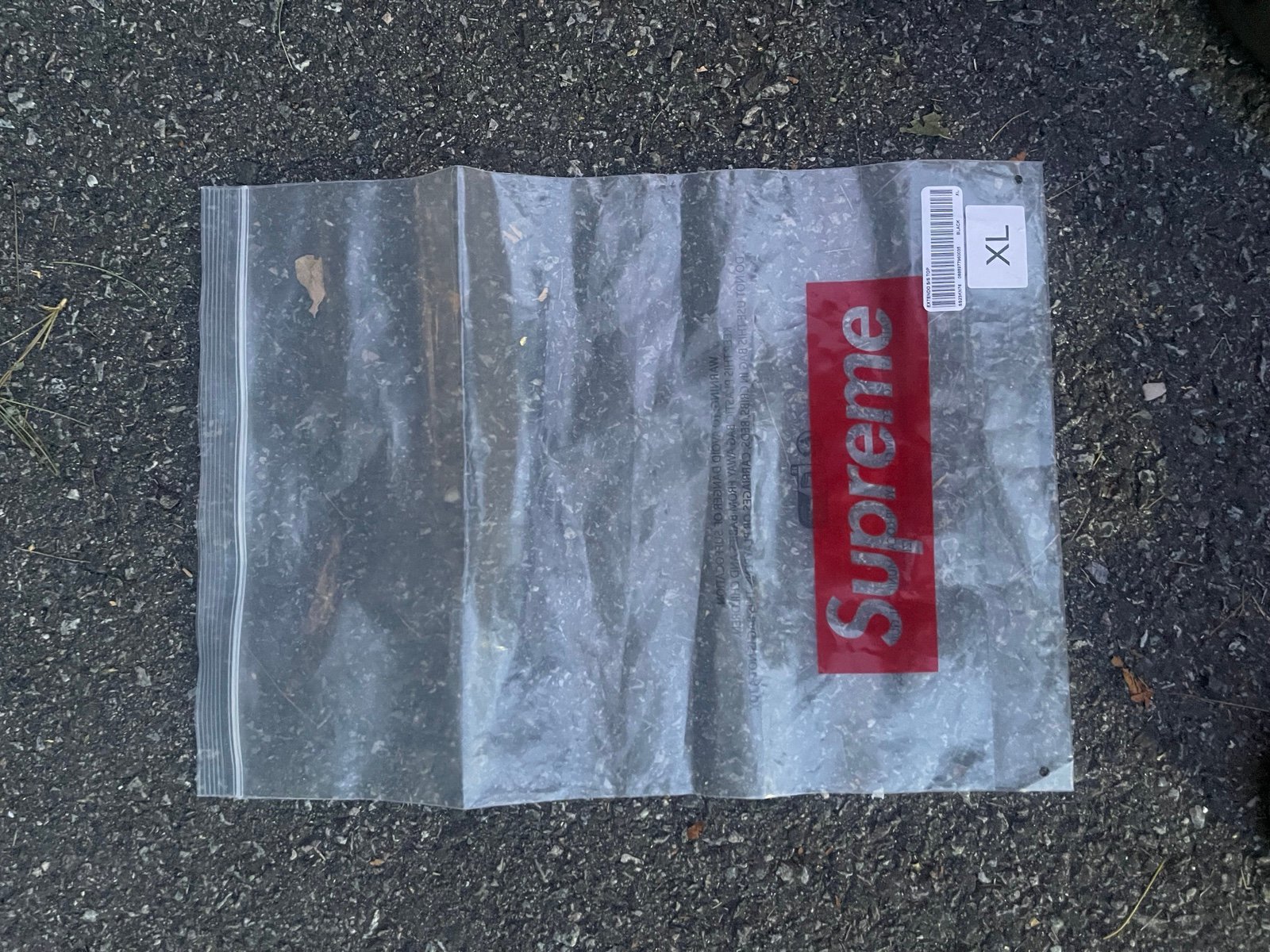supreme ziplock bag