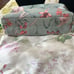 AERIN + Johanna Ortiz Green Bird Printed Canvas Cosmetics Case Set