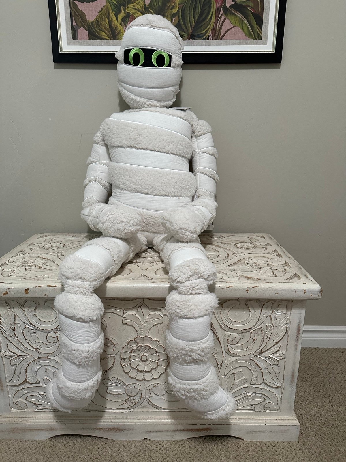 Isaac Mizrahi Oversized Stuffed Mummy
