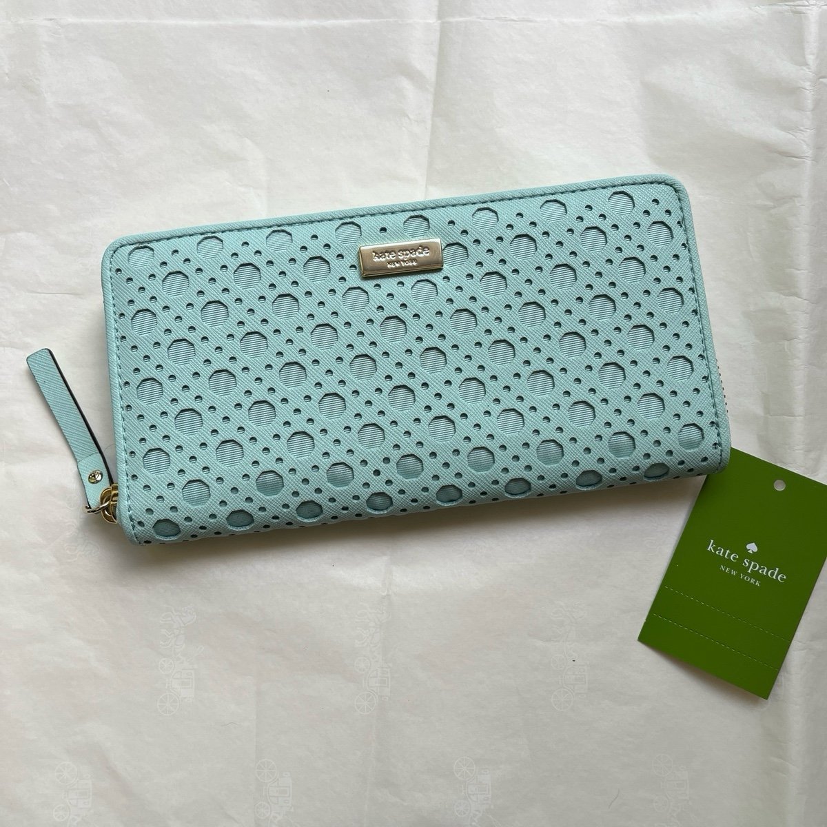 NWT kate spade new york newbury lane caning neda, grace blue