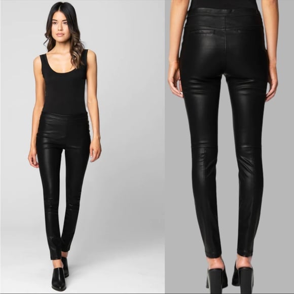 NWT BlankNYC P*ssy Cat Vegan Leather Leggings in Black Size 27