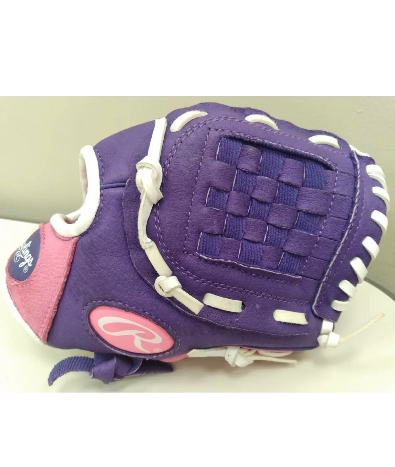 Rawlings 10 INCH Highlight Leather Glove T Ball Purple Pink Right Hand HFP10PPW