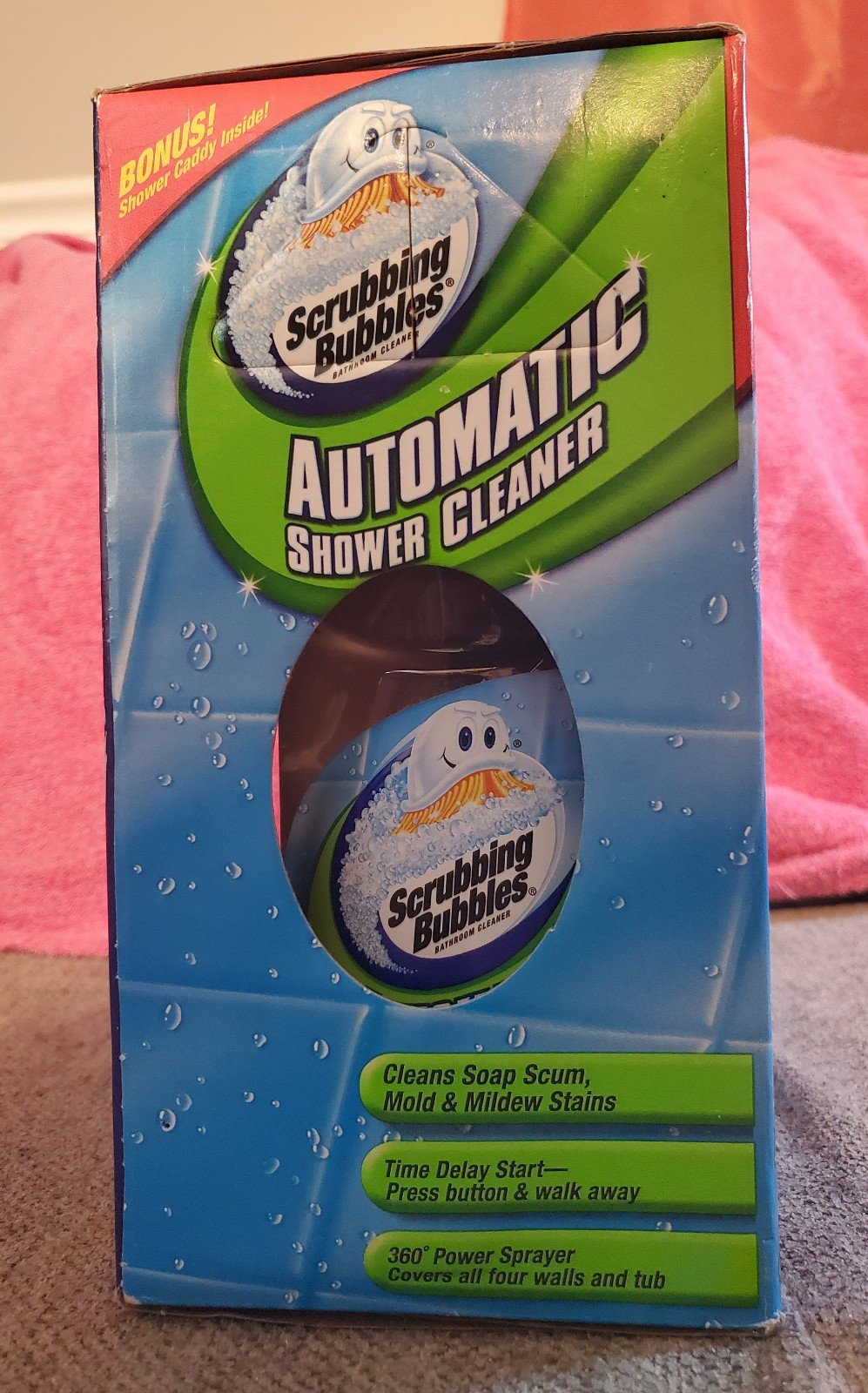 Vintage scrubbing bubbles automatic shower cleaner