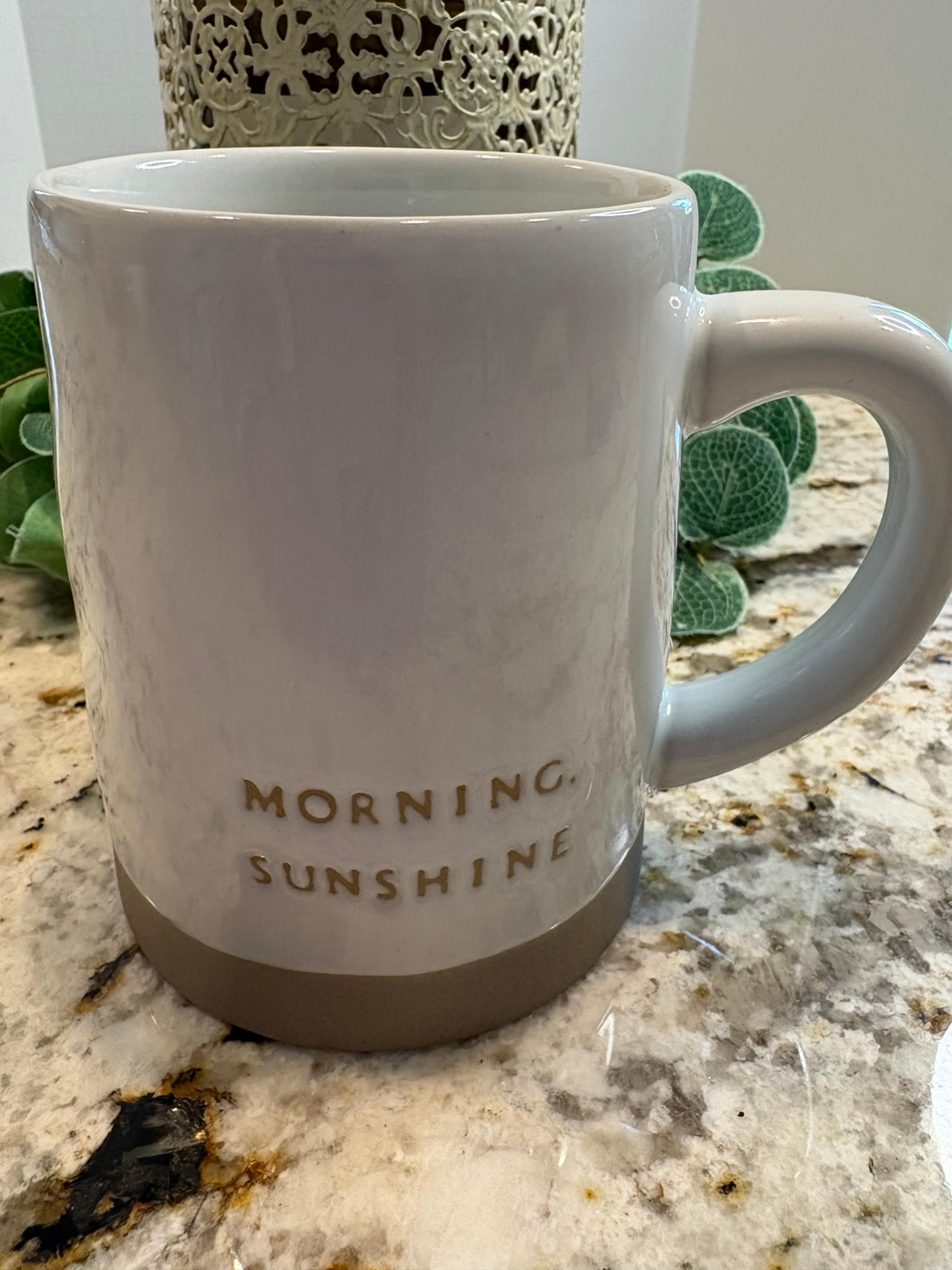 Hearth & Hand Morning Sunshine Cream and Brown Mug Joanna Gaines Magnolia