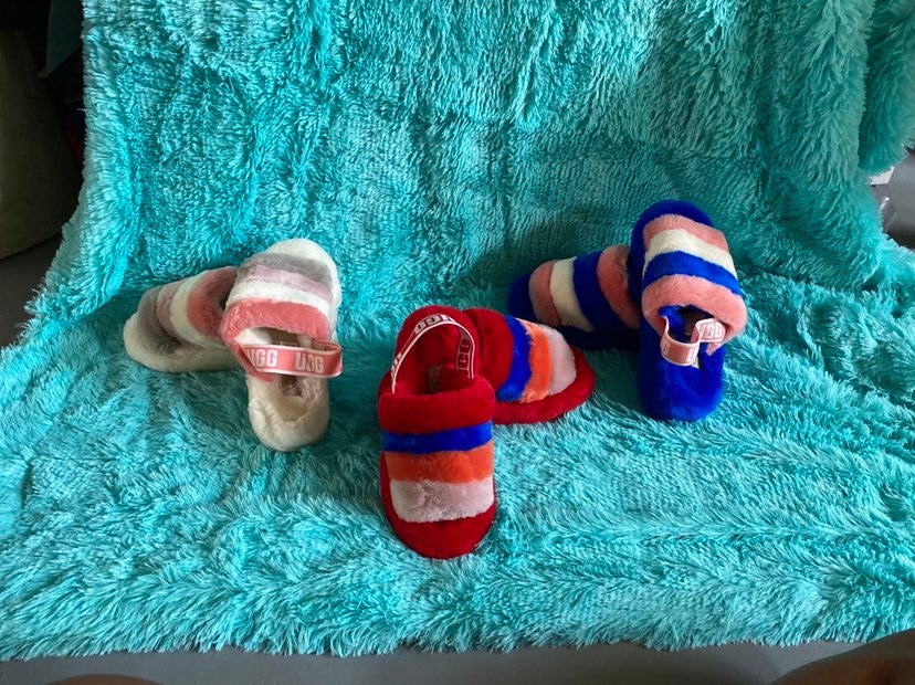 ugg fur slides