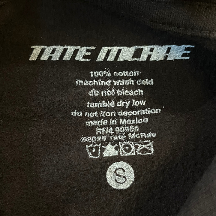 BRAND NEW Tate McRae “So Close to What” SC2W Tate Photo Hoodie, Size Small