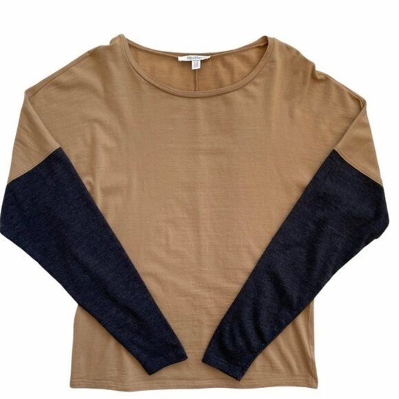 MaxMara Color Block Dolman Sleeve Sweater Jumper M
