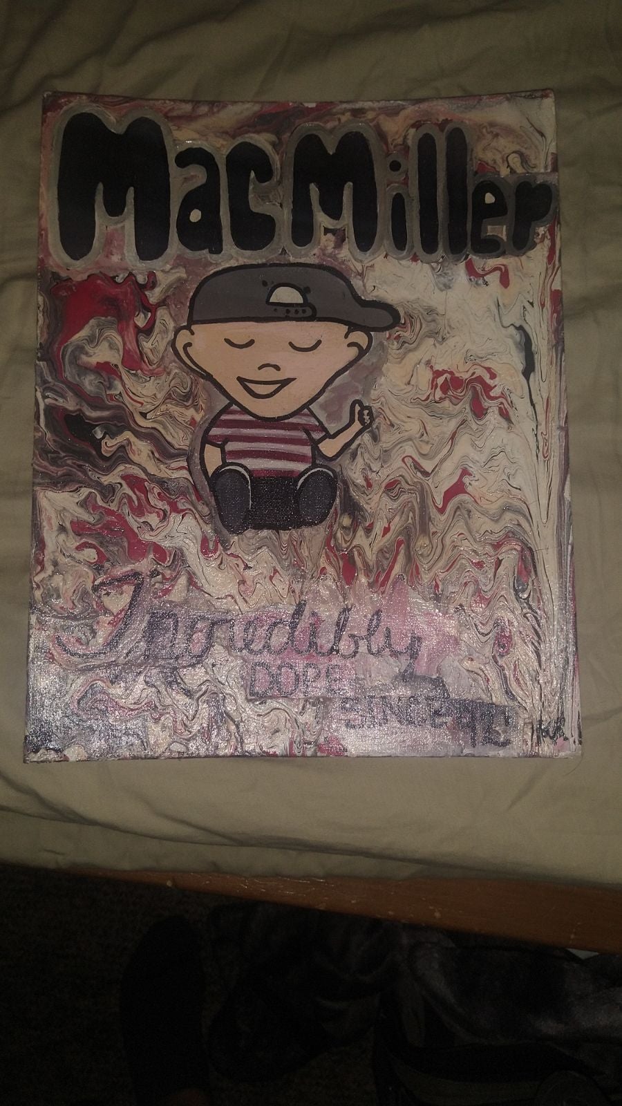 Mac Miller Acrylic Artwork