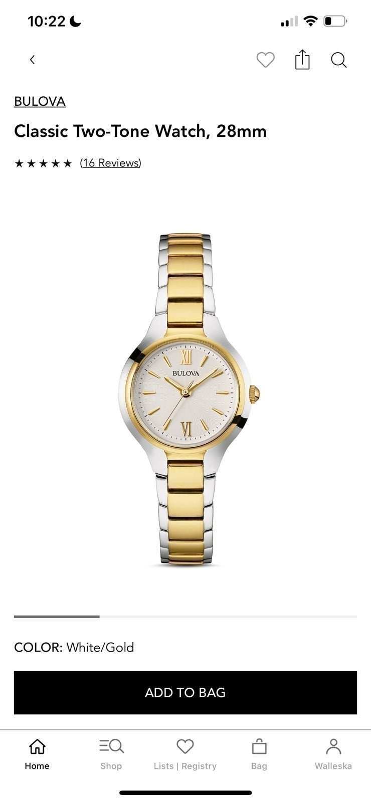 Bulova Women Watch