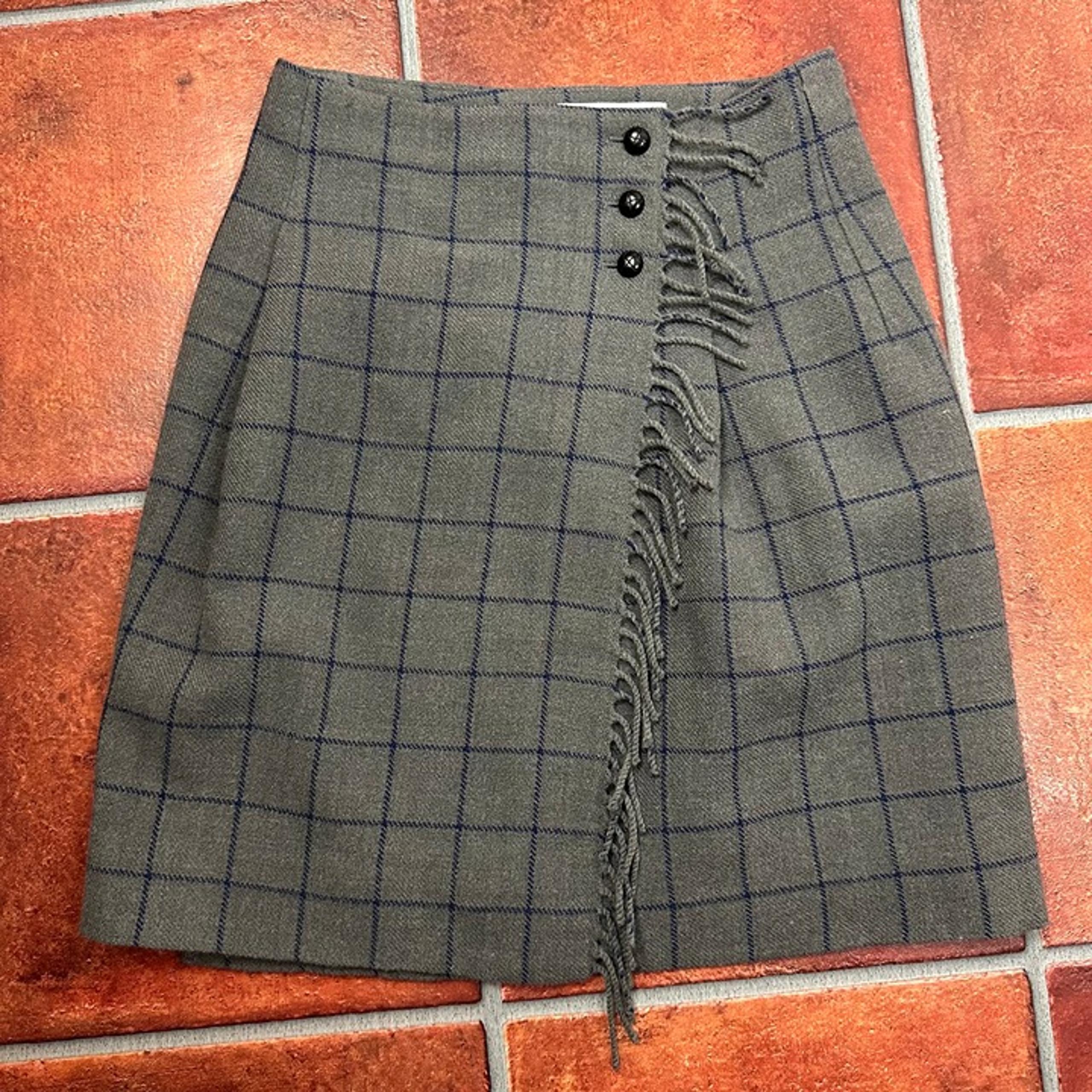 Ines De La Fressange x Uniqlo Wool Wrap Skirt Size 0