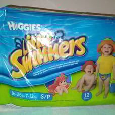 VINTAGE Discontinued Little Mermaid Huggies Little Swimmers 11 Count