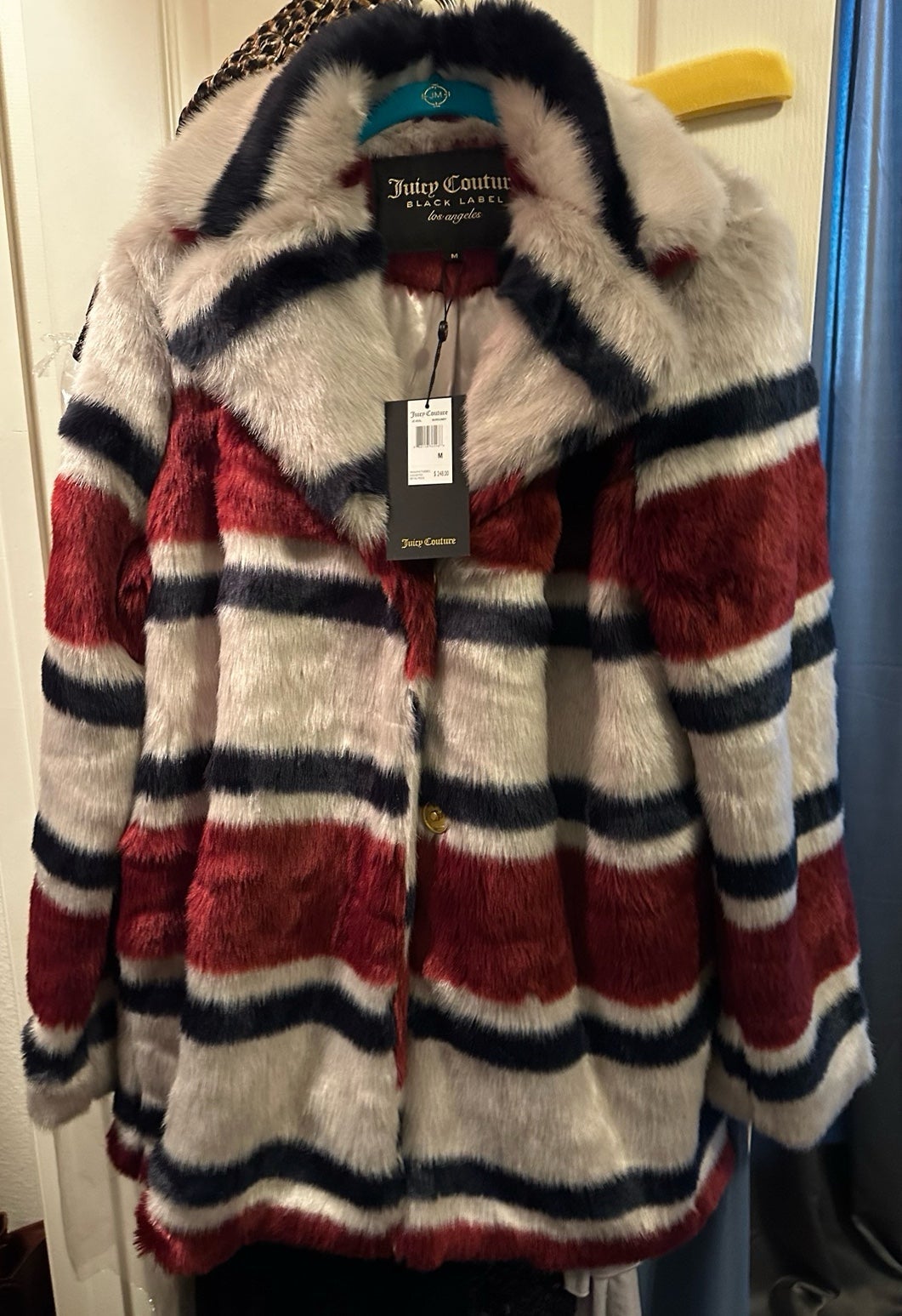 Juicy Couture fur coat