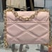 MICHAEL KORS SERENA SMALL FLAP CROSSBODY BAG QUILTED VEGAN LEATHER PINK