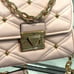MICHAEL KORS SERENA SMALL FLAP CROSSBODY BAG QUILTED VEGAN LEATHER PINK