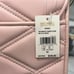MICHAEL KORS SERENA SMALL FLAP CROSSBODY BAG QUILTED VEGAN LEATHER PINK