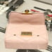 MICHAEL KORS SERENA SMALL FLAP CROSSBODY BAG QUILTED VEGAN LEATHER PINK