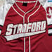 Vintage Stanford University Cardinals Baseball Jersey Colosseum Shirt / Adult Sm