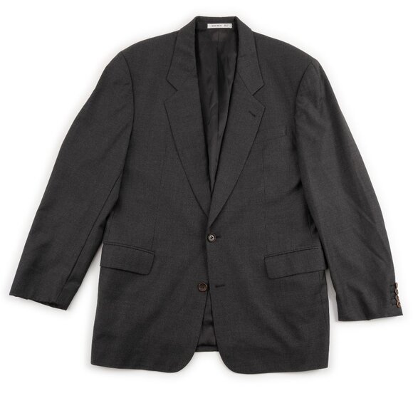 HUGO BOSS Loro Piana Super 100's charcoal grey wool blazer 42L