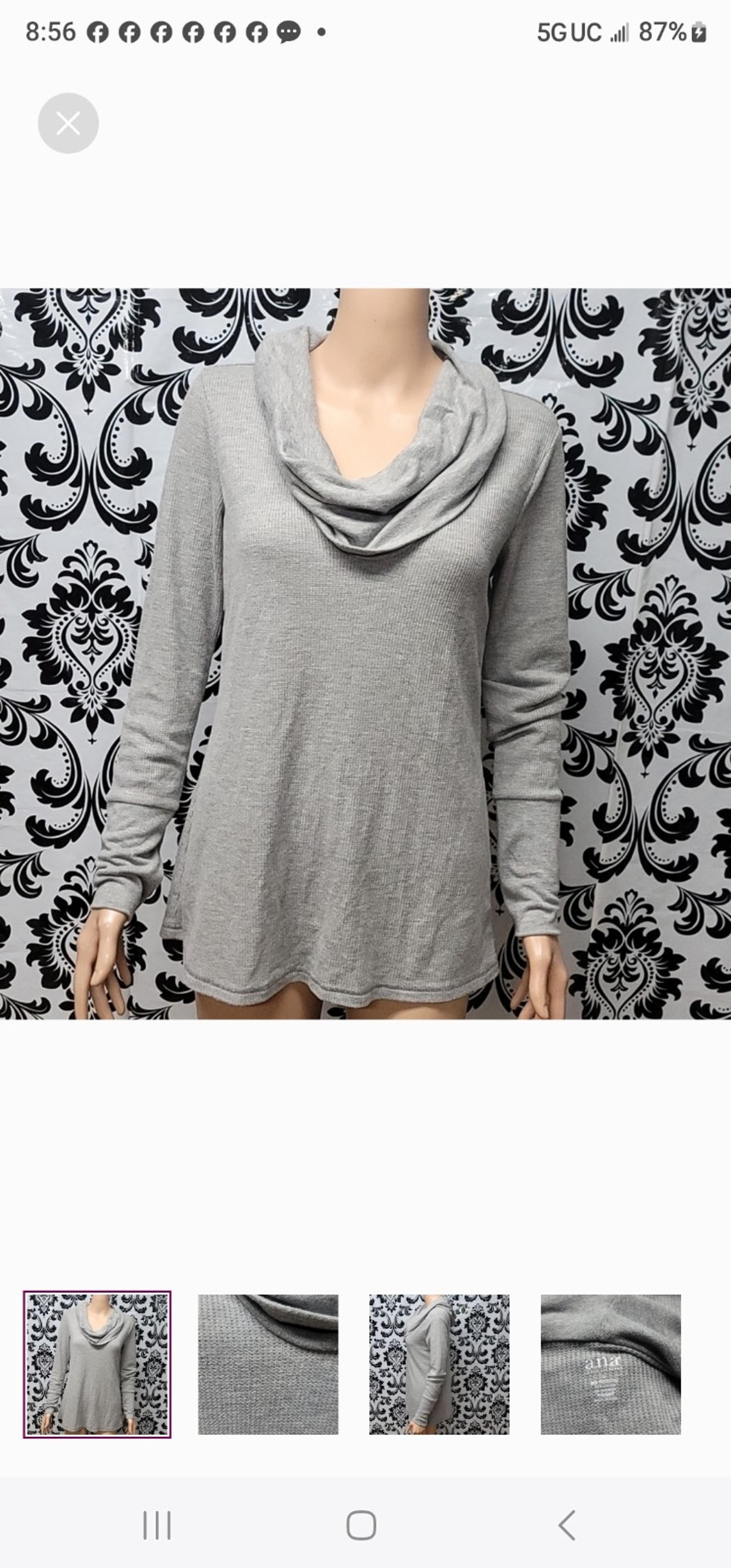 Size large blouse from a.n.a