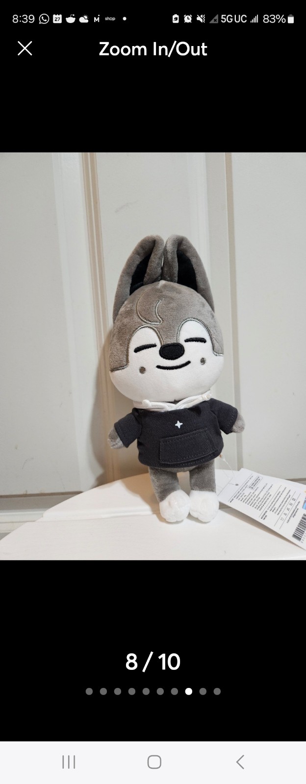 Stray kids Skzoo Magic School plush Original ver Wolfchan plush