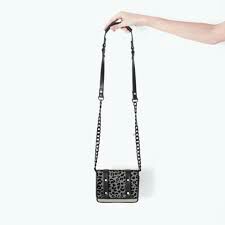 Zara animal printed messenger bag (8531)