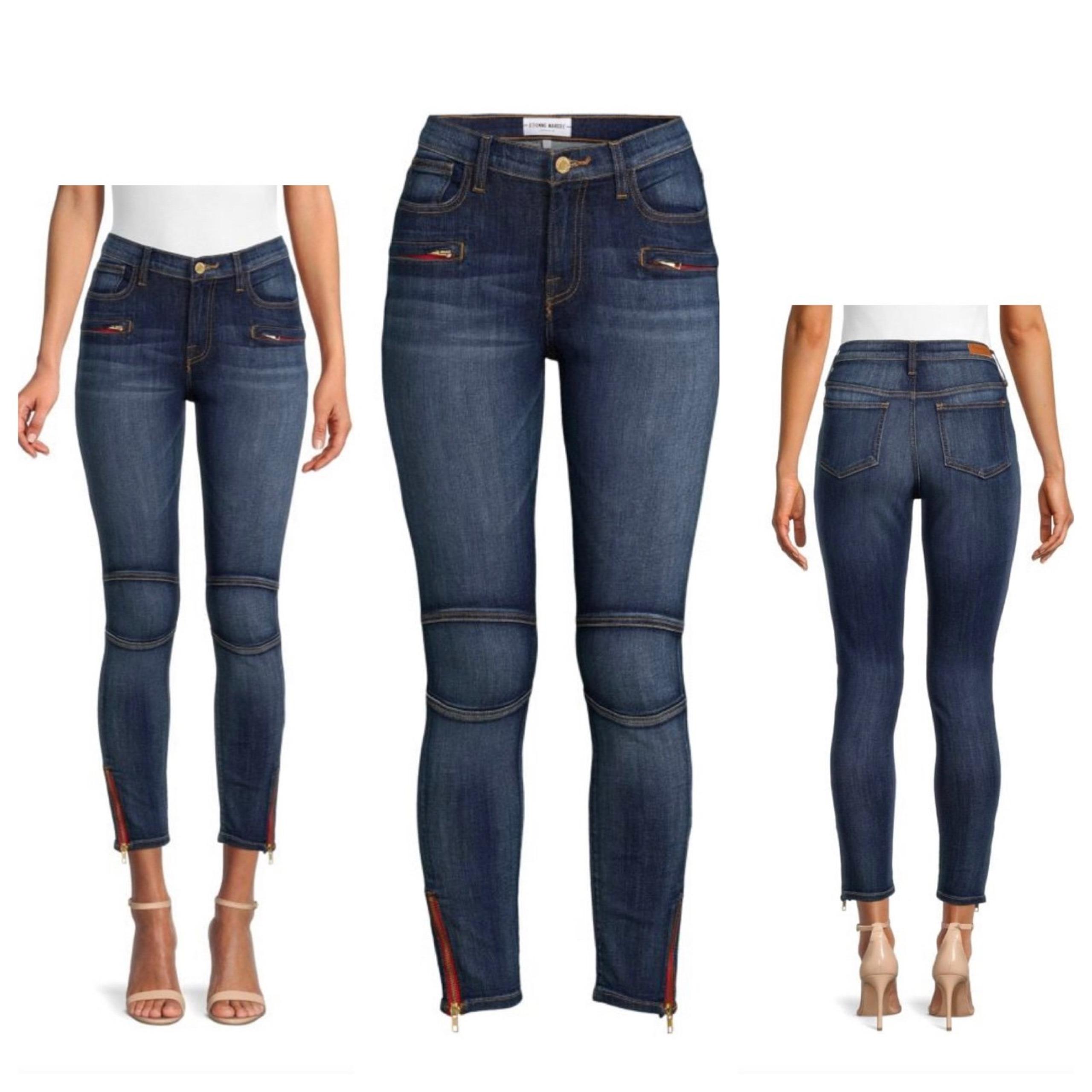 Etienne Marcel Skinny Moto Jeans