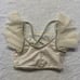 WEISSMAN UNICORN RHINESTONE FLUTTER SLEEVE IVORY SEQUIN DANCE COSTUME 15116 MC