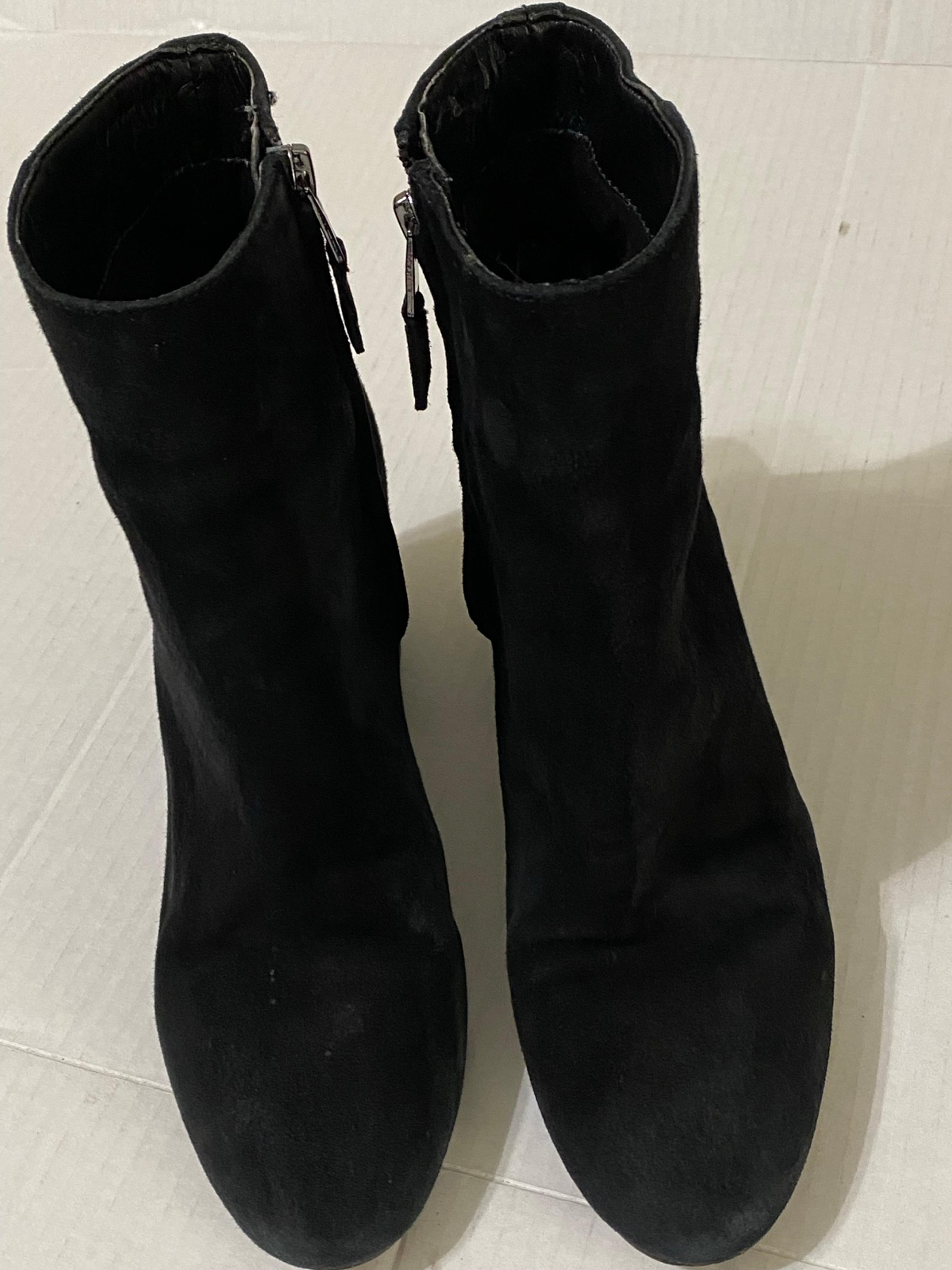 Sam Edelman black suede leather Booties