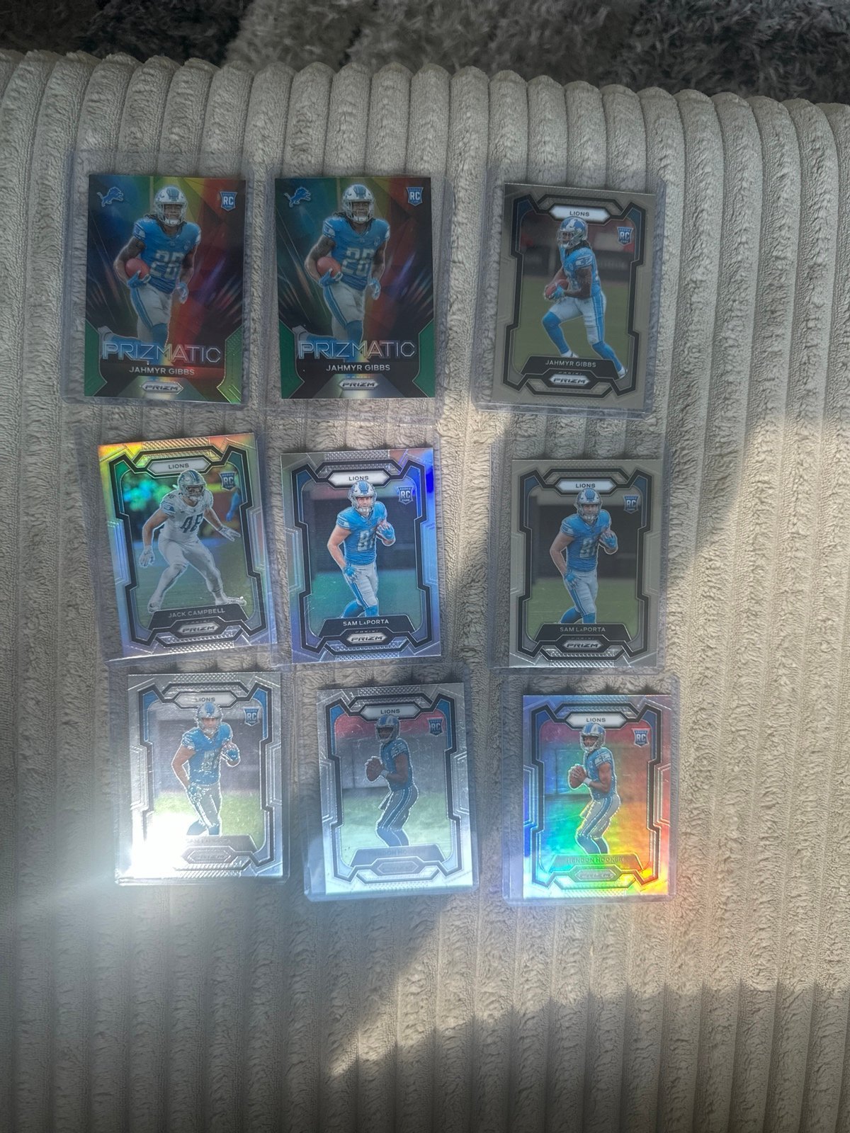 Detroit Lions rookie lot 2023 football Prizm
