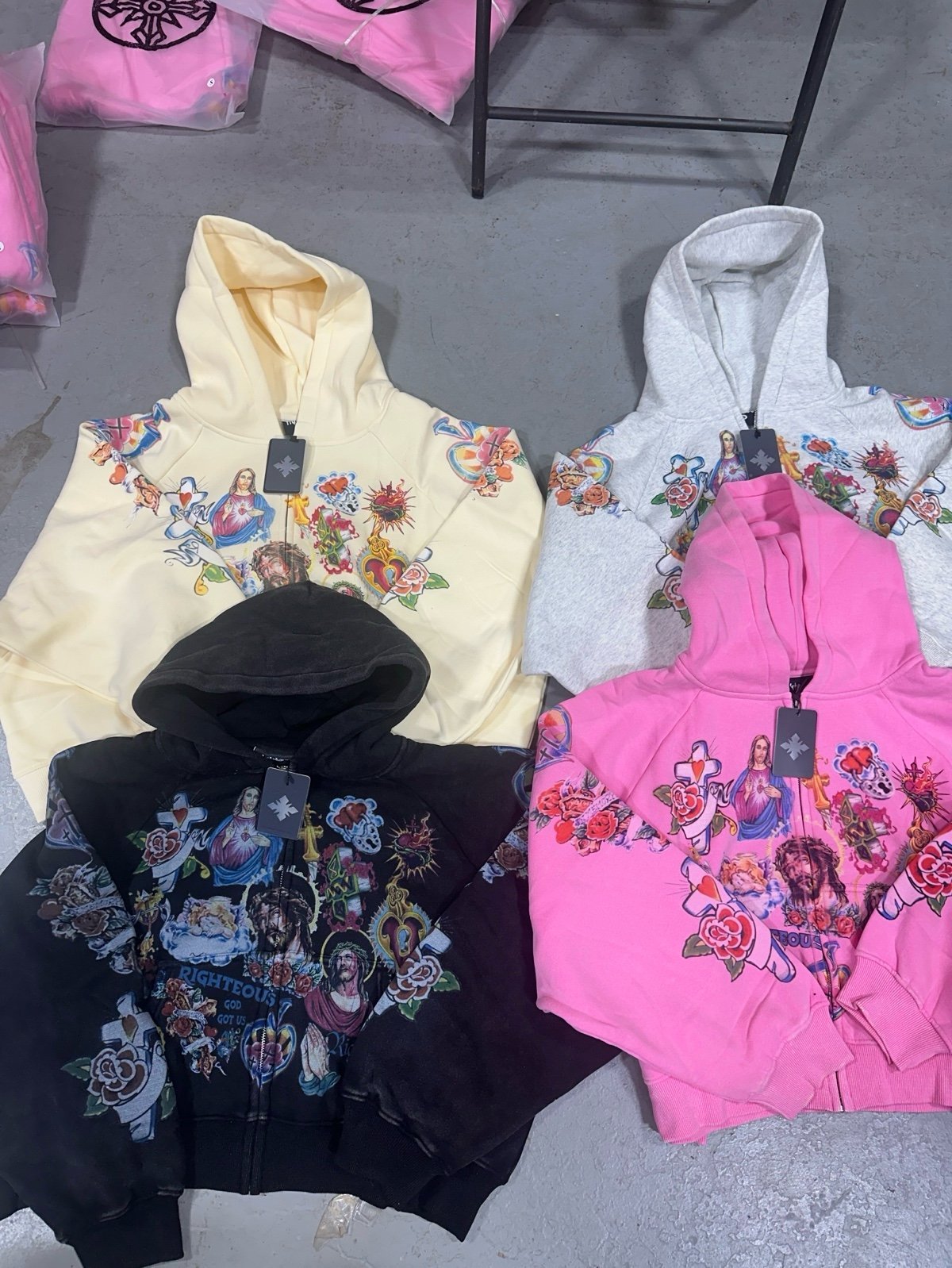 Righteous Zip Ups (Xs-xxl)