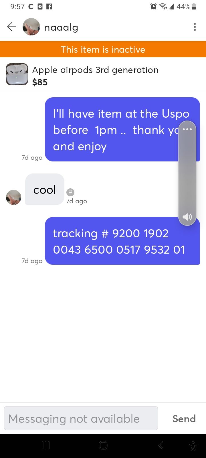 Do not sell this Scammer anything. Please Don't..