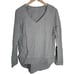 Lululemon Sweatshirt Women's 4 After Asana Pullover V-Neck Long Sleeve Grey
