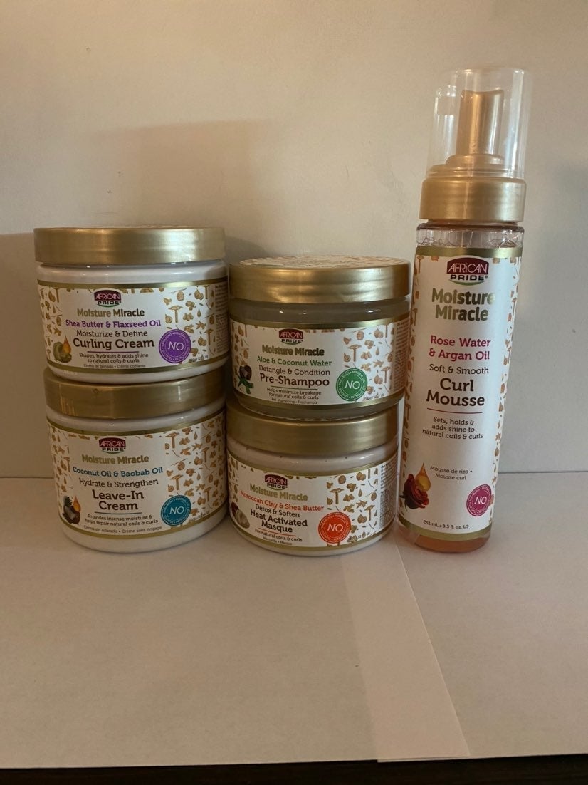 African Pride Moisture Miracle 5pcs Set