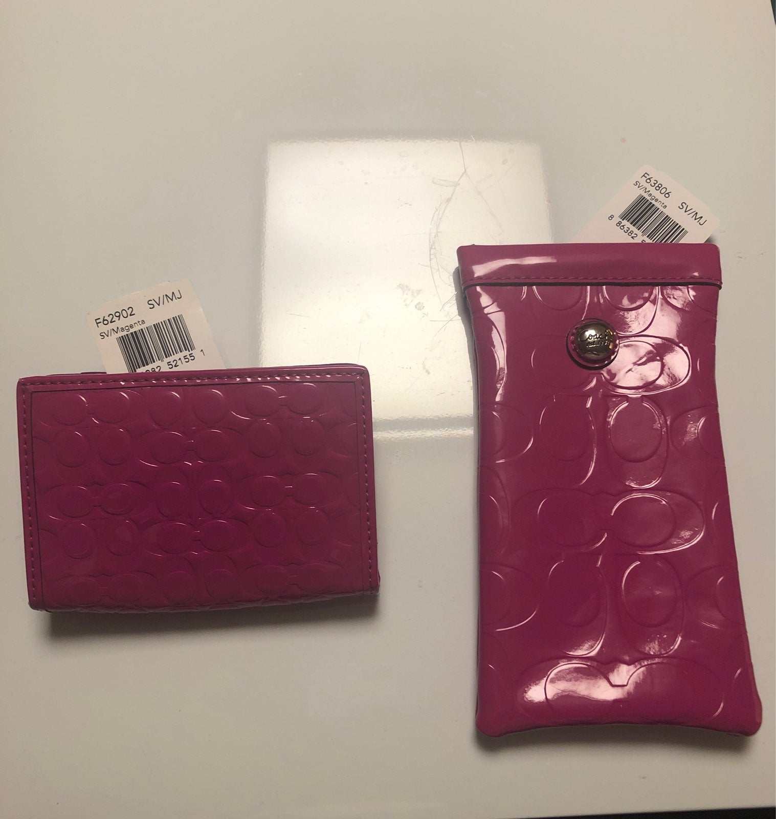 Coach Wallet and Eye/Sunglasses Case Pair