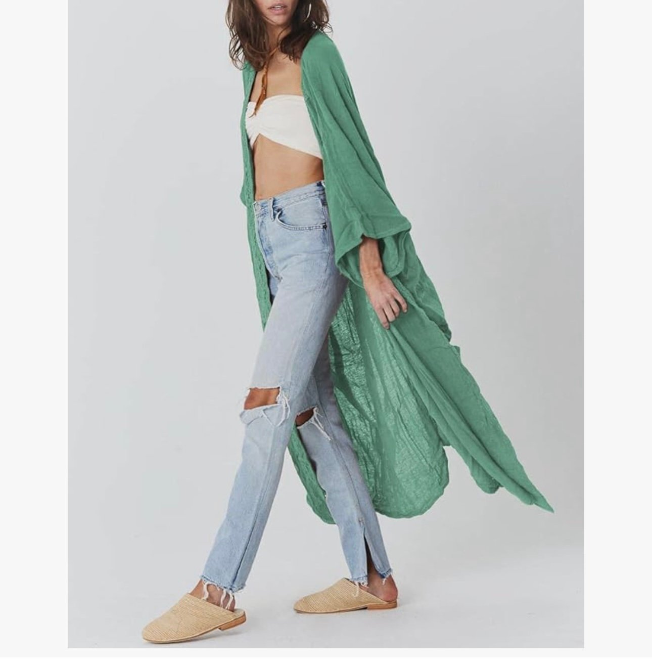 Embroidered Bohemian Hippie Kimono Cardigan