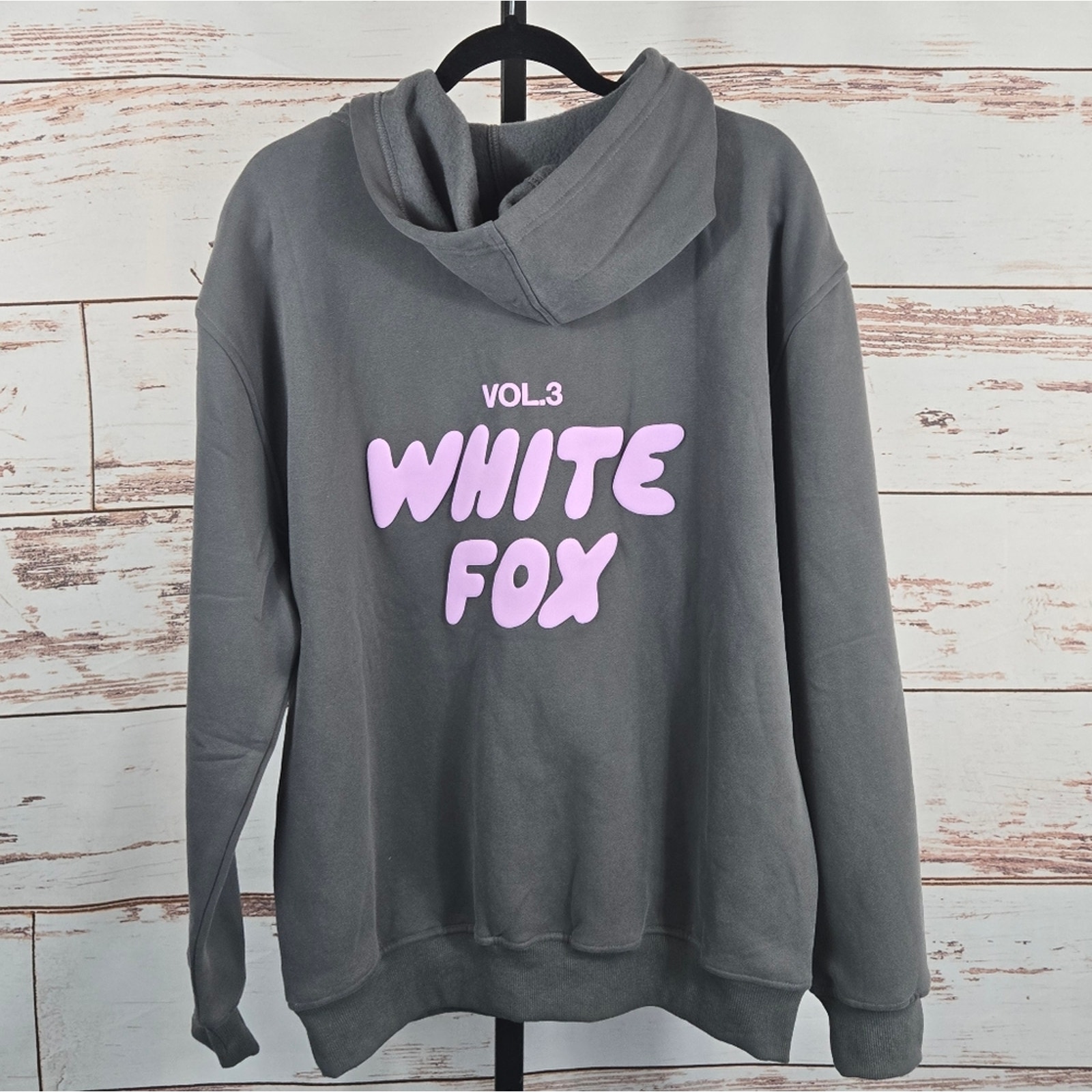 NWT White Fox Offstage Vol 3 Hoodie Volcano Grey Size M/L