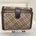 Burberry Blue Label Brown Plaid Canvas Wallet