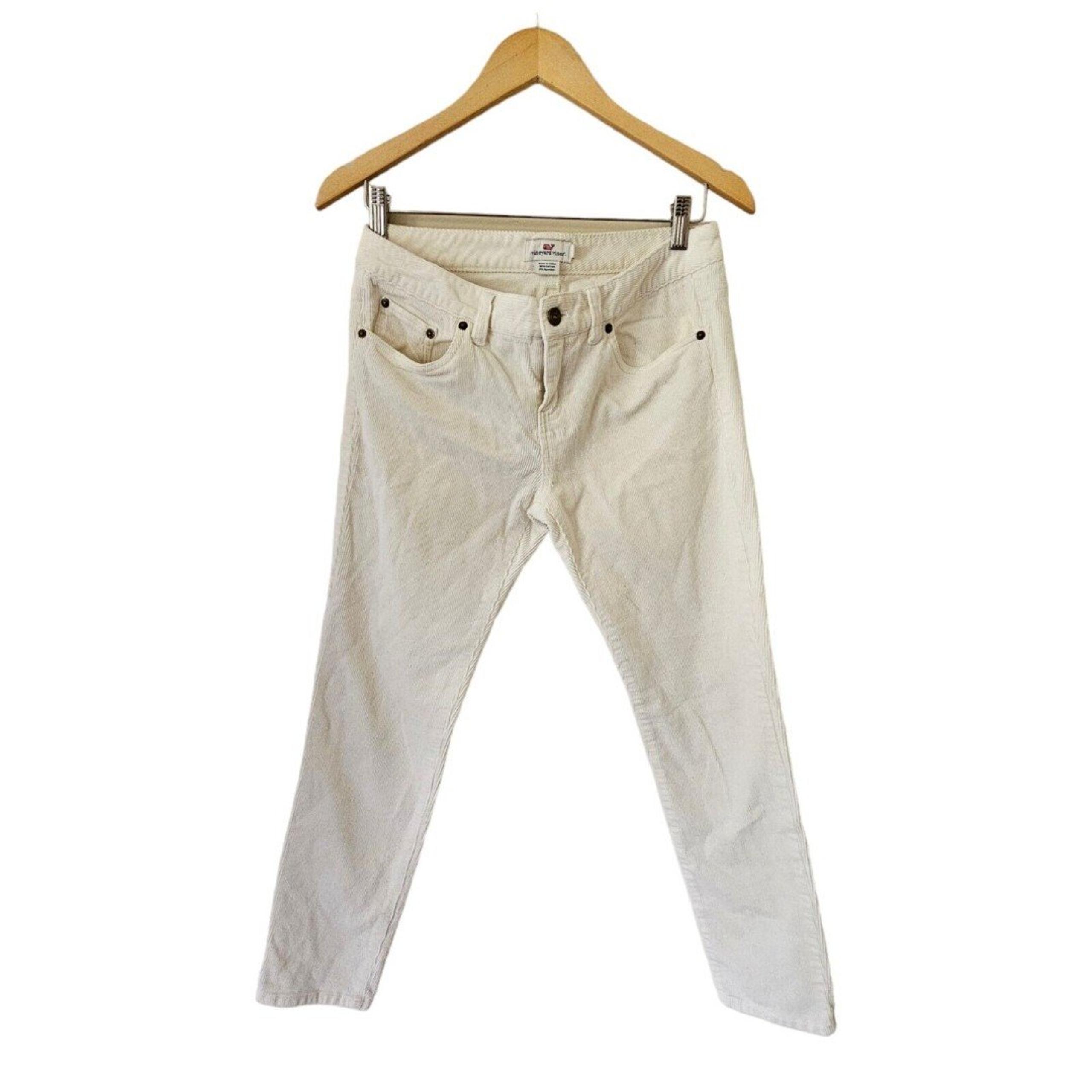 VINEYARD VINES Corduroy Pants SIZE 4 White