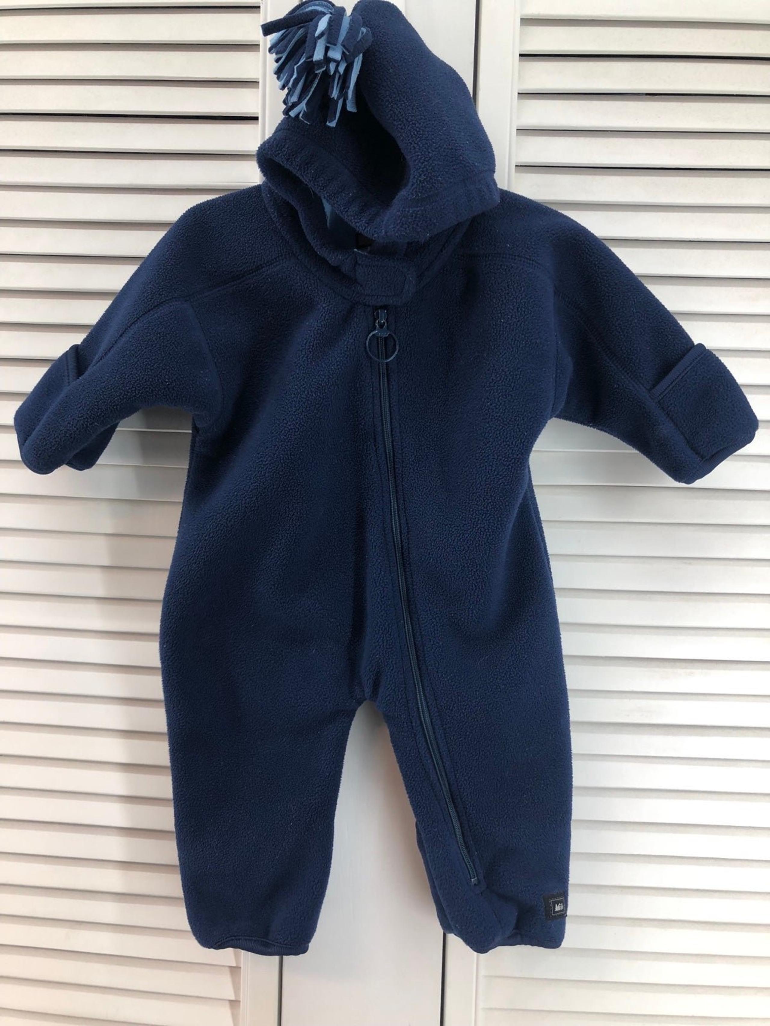 REI size 3M blue fleece snowsuit bunting