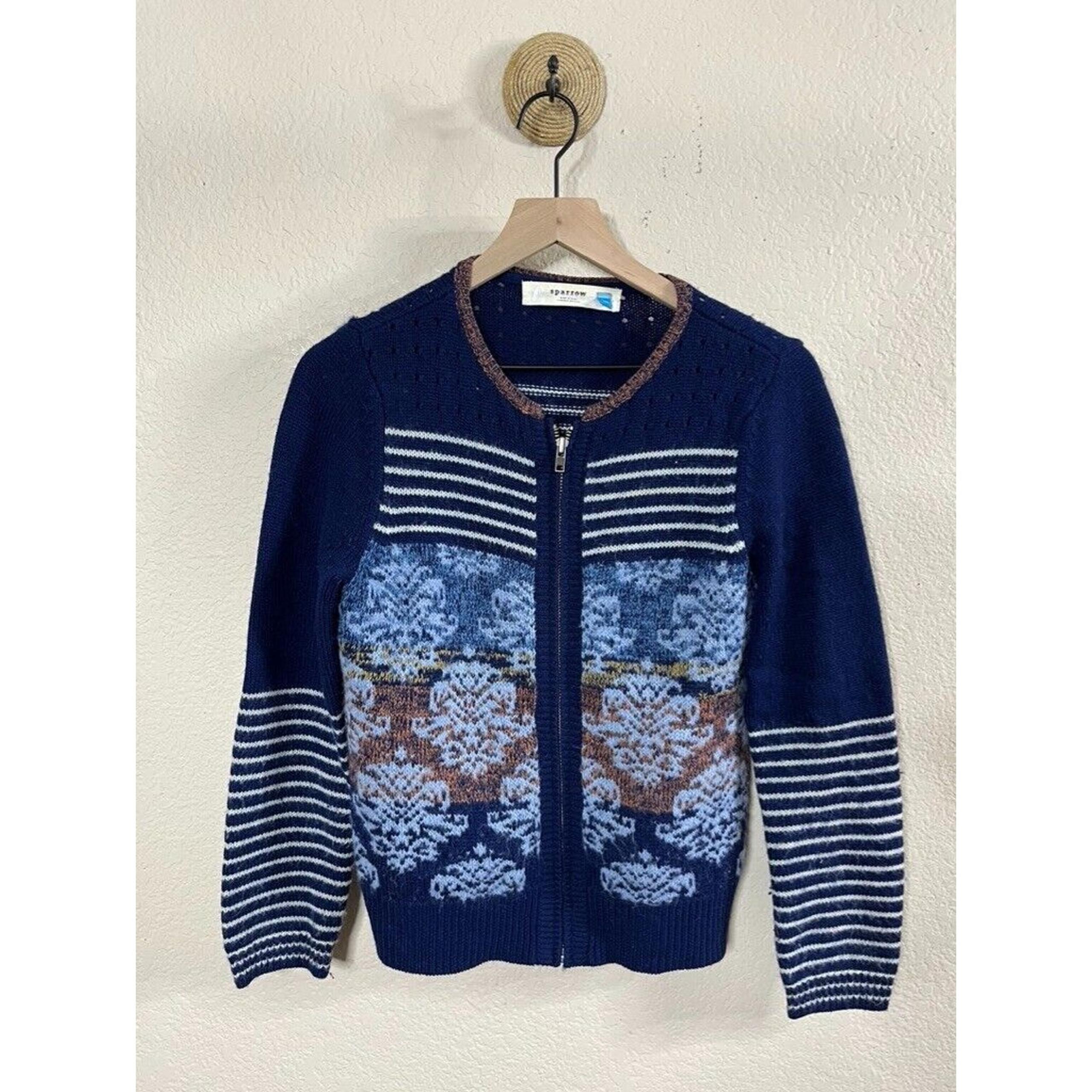 Anthropologie Sparrow Wool Mohair Cardigan Sweater M