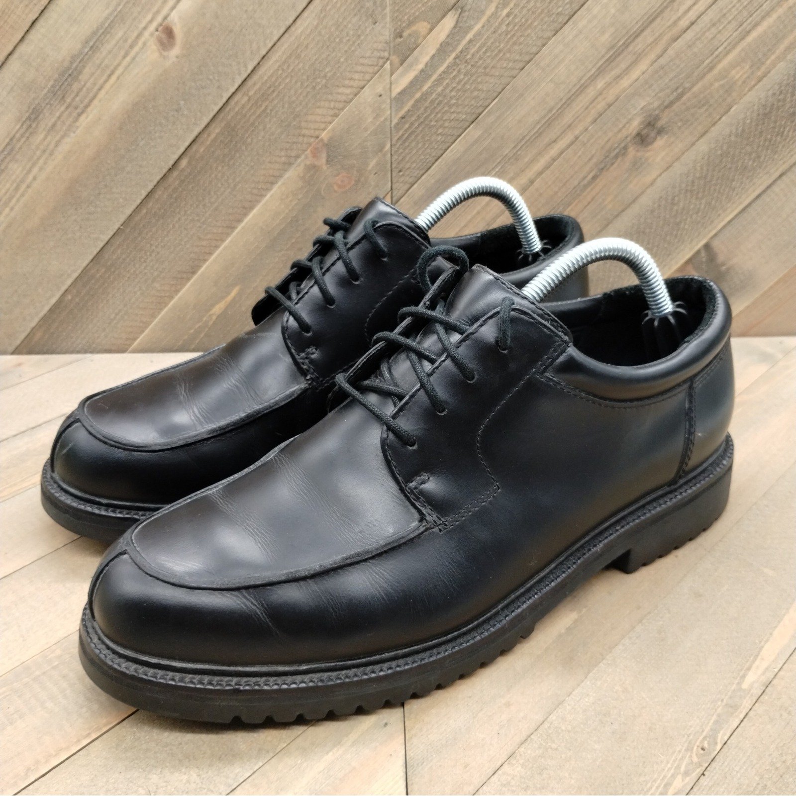 Cole Haan Country Black Leather Oxfords Mens Size 9.5 M Casual Shoes Chukka Boot