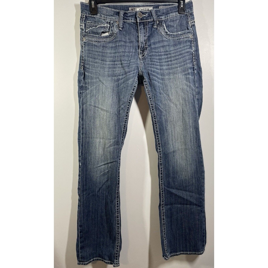 Buckle BKE Carter Boot Stretch Jean Men’s 32R (32x30) Style# ABM20062 Blue