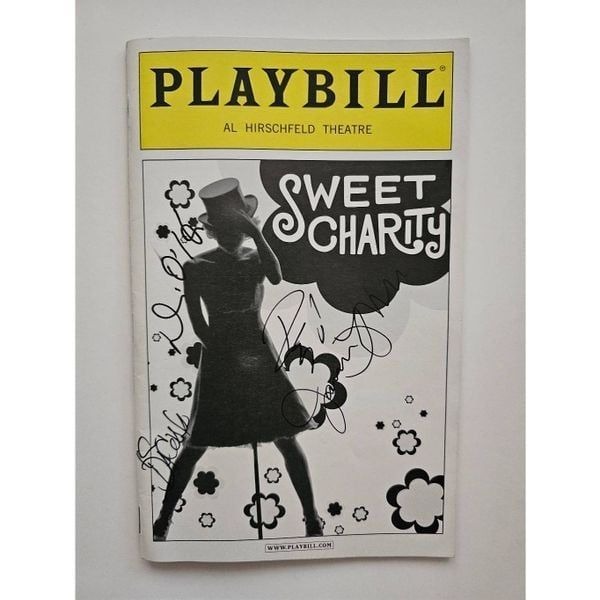SIGNED Sweet Charity Broadway Revival Playbill OHARE DA COSTA GEORGE LAMANNA 200