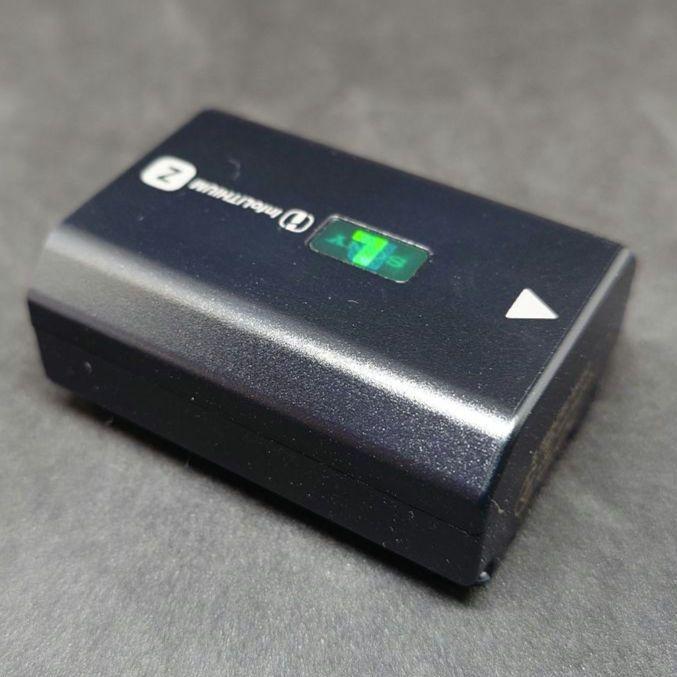 Sony genuine battery NP-FZ100, included with camera, brand new and unused.