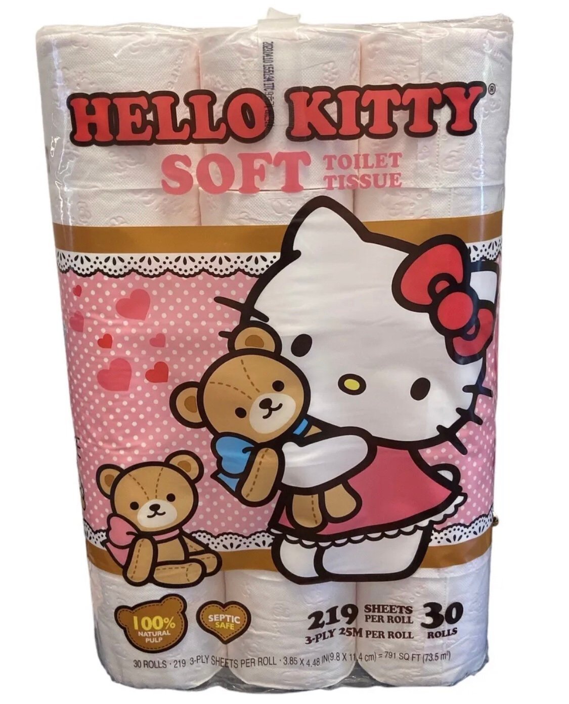 30 Rolls Hello Kitty Toilet Paper