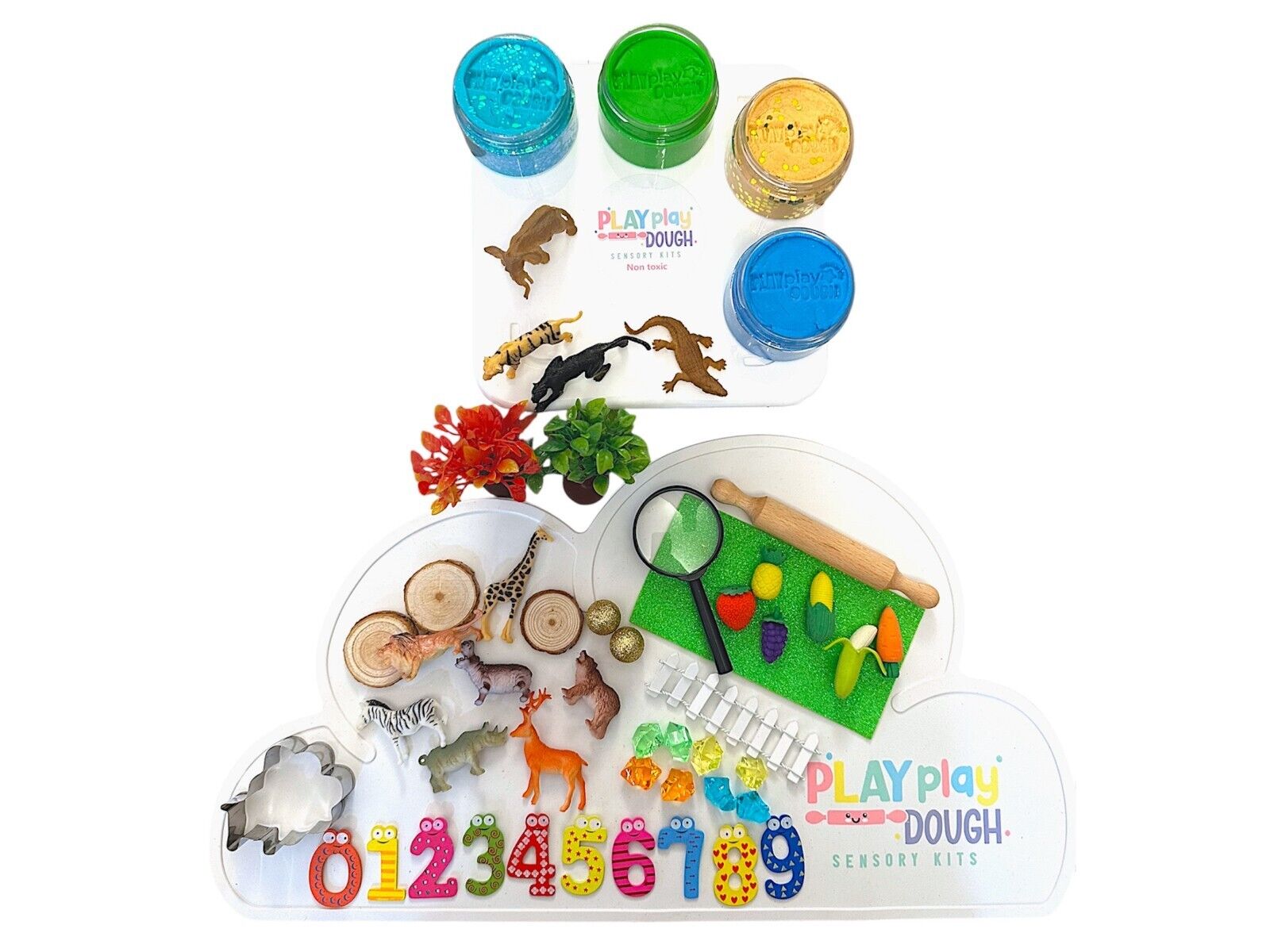 Playdough Sensory Kit Zoo Set